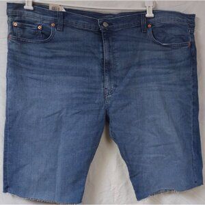 Levi's 569 Mens W48 Loose Straight High Rise Cut Off Stretch Denim Shorts 48x12
